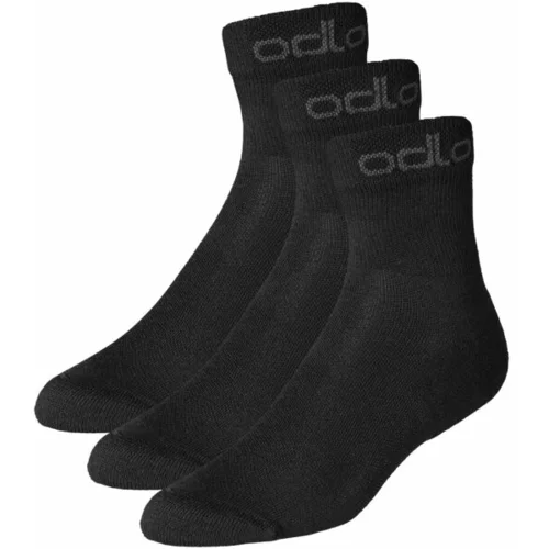 Odlo ACTIVE QUARTER 3-PACK Čarape, crna