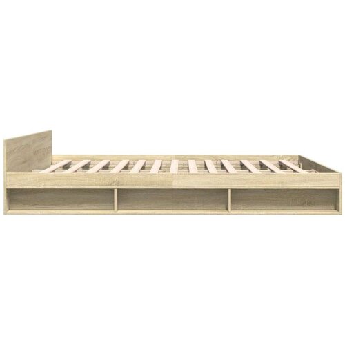  Okvir za krevet s ladicama boja hrasta 180x200 cm Slike