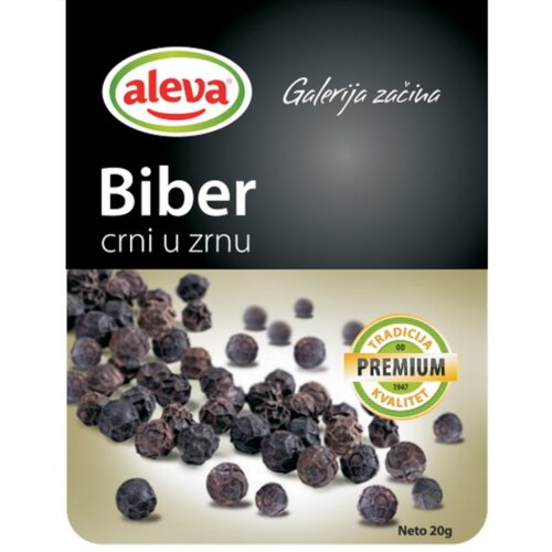 Aleva biber crni u zrnu 20g Cene