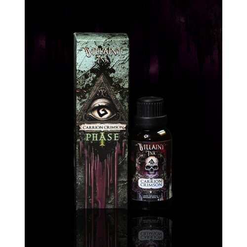 Villainy Ink carrion crimson (phase i) | crimson enamel effect | granulated | satin&ndash;gloss finish Cene