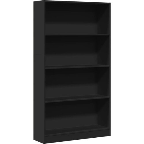 Maison Chic Knjižna omara - Knjižni regal črna 80x24x143 cm inženirski les, (21725977) Cene