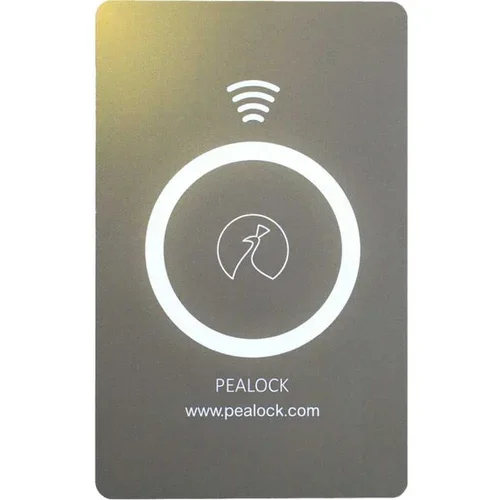 Pealock NFC KARTICA Kartica za zaključavanje, crna, veličina