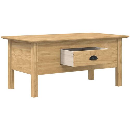  Stolić za kavu s ladicama BODO Medeno smeđa 100 x 55 x 45 8 cm - boja meda Slike