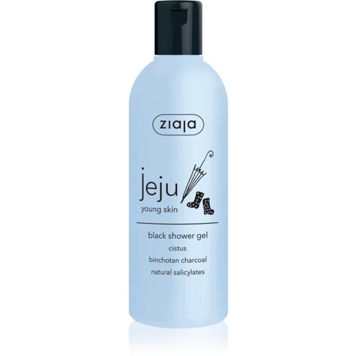 Ziaja Jeju Young Skin gel za tu&amp;scaron;iranje crni 300 ml Slike