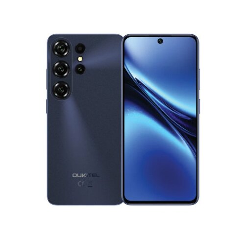 Oukitel C26 blue smart phone 4G/Ultra-Thin/Octa-Core/6.63&amp;quot;HD/128GB/6GB/13M/5MP/5150mAh/Android 16 Slike