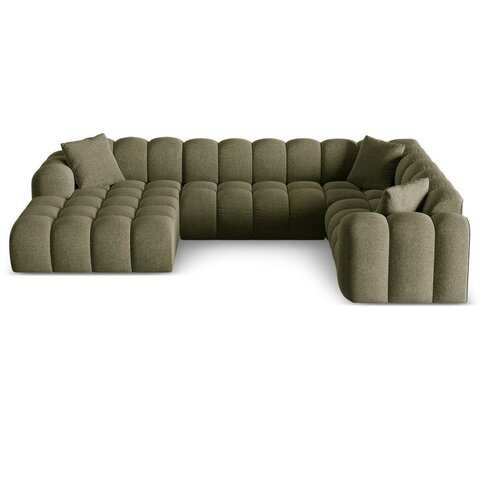 Cosmopolitan Design Zelena kutna garnitura od šenila (s desnim kutom/u obliku slova "U") Treno – Cijene