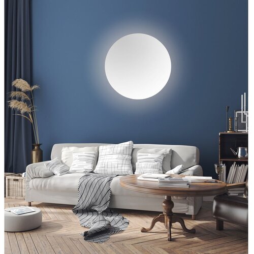 Mirrors and More Stensko ogledalo z lučjo &amp;oslash; 60 cm Luna &amp;ndash; Slike