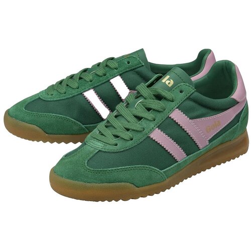 Gola Nizke superge Baskets Tornado 2025 80% textile, 20% cuir Zelena Slike