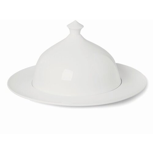 Le Coq okrogel krožnik s pokrovom Talia 33xh18cm, bel, porce Cene