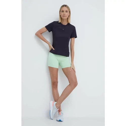 Adidas Kratka majica za vadbo vijolična barva