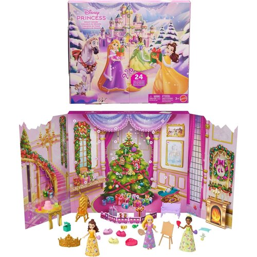 Mattel Princess adventni koledar - majhne punčke - 1 set Cene