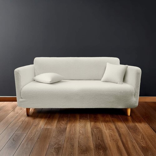 Douceur d int&amp;eacute;rieur Krem rastezljiva presvlaka za sjedeću garnituru trosjed Laina &amp;ndash; Slike