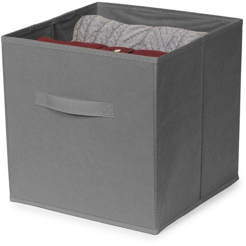 Compactor Tamno siva plastična kutija za pohranu 31x31x31 cm &amp;ndash; Slike