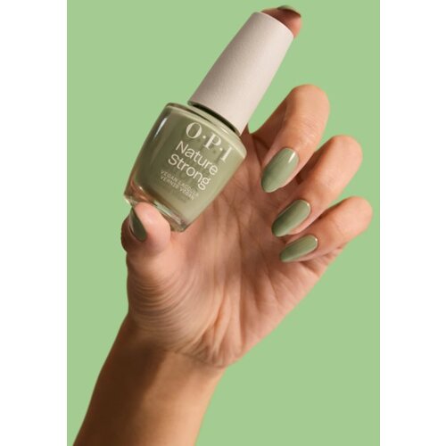 OPI Nature Strong Nails&amp;amp;Skin lak za nohte veganski odtenek Sage It for Later 15 ml Slike