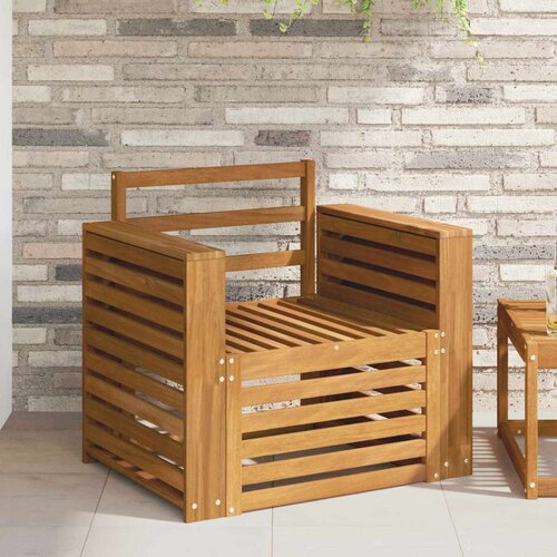  Set vanjskih sofa Prirodna 79 x 63 x 73 cm Čvrsto drvo akacije - Prirodna &Scaron;iroka ravnina Cijene