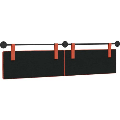  Držeće uzglavlje Zidne Crvena narančasta 210 x 55 x 5 cm - Crvena narančasta 200 cm bez LED Slike