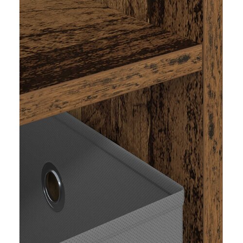  Stalak za TV s ladicama Staro drvo 79 x 40 x 48 cm Slike