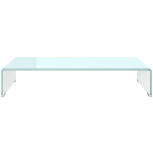  Stalak za TV/monitor stakleni zeleni 70 x 30 x 13 cm Slike