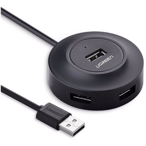 Ugreen 4-portni USB-A HUB 4xUSB-A 2.0 1m, crni Cijene