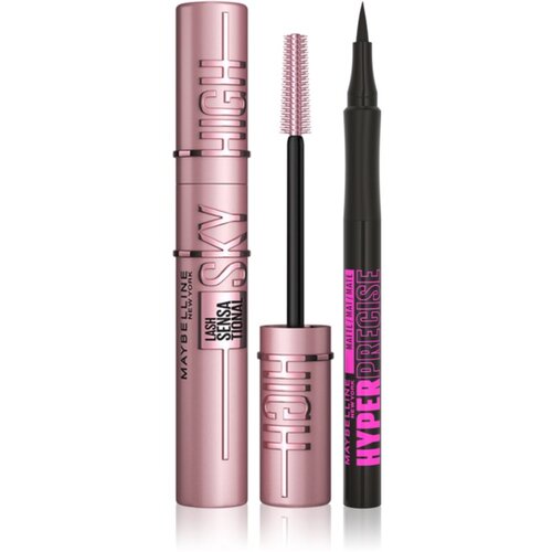 Maybelline Make-Up Set maskara in črtalo za oči 2x1 kos Cene