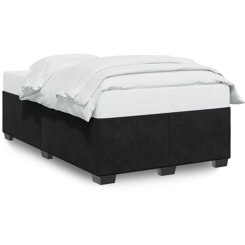 Maison Chic Posteljni okvir - Dvoposteljna postelja - Zakonska postelja brez vzmetnico črn 120x190 cm žamet-J13601, (21772099) Cene