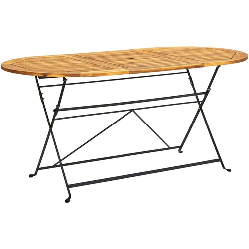 vidaXL Vrtni stol od masivnog bagremovog drva 160 x 85 x 74 cm ovalni Cijene