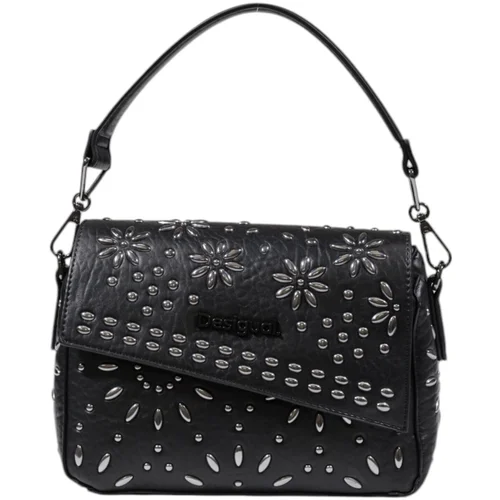 Desigual Torbe BAG METAL DANDELION_PHUKET MINI 25SAXP58 Črna