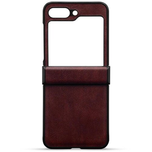  Maska za telefon LEATHER CASE za Samsung Z FLIP 5, Bordo Cene