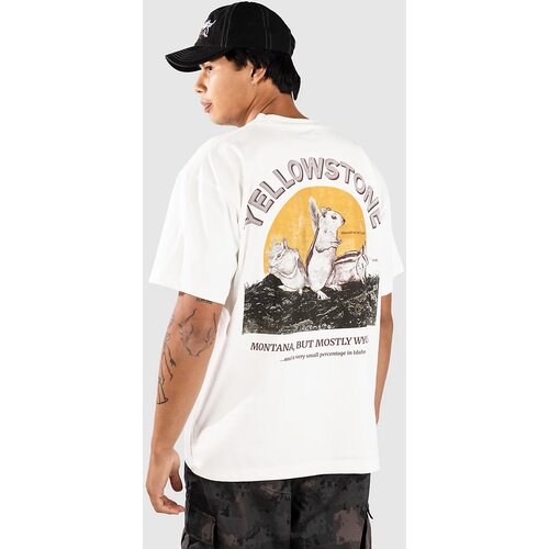 Dravus Yellowstone Boxy T-shirt white Slike