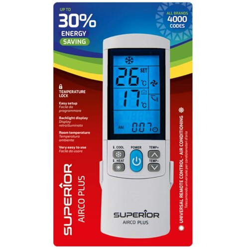 Superior Airco Plus - univerzalni daljinski upravljač za klima urečaj Cijene
