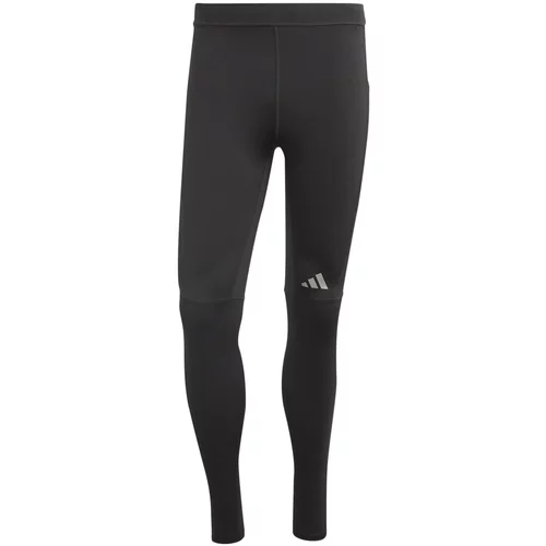 Adidas Športne hlače 'Run It' svetlo siva / črna