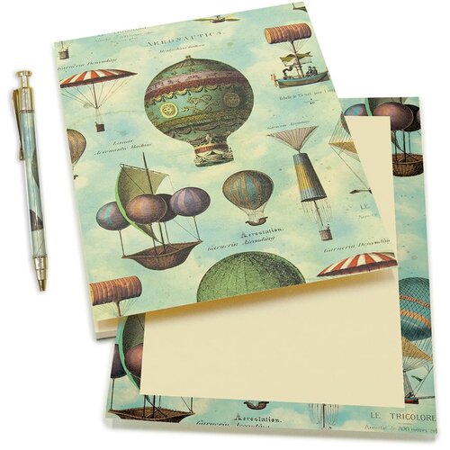 Kartos A5 notes s olovkom 50 stranica Air Baloons &amp;ndash; Slike