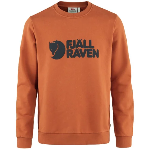 Fjällräven Logo Sweater M Terracotta Brown