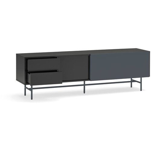 Teulat Crna/antracitno siva TV komoda 180x56 cm Nube &amp;ndash; Slike