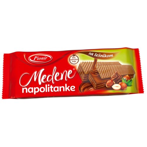 Pionir sun mill medene napolitanke sa lešnikom 160g Cene
