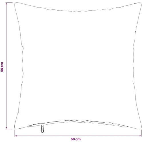 Presvlaka za jastuk 12 kom. HEERLEN Traper plava 50 x 50 cm - Trapere plave boje 50 x 50 cm 12 Slike