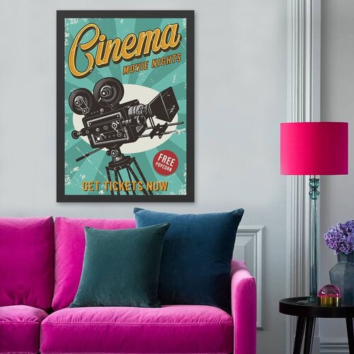 Wallity Uokvirena slika Cinema 6, 40x55 cm Cene