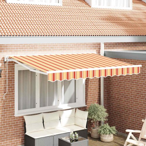 vidaXL retraktilna tenda morsko modra 350x200 cm Cene
