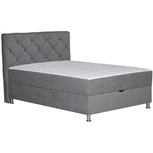 Modern Living Postelja Z Vzmetnico Black Diamant, Siva, 120x200 Cene