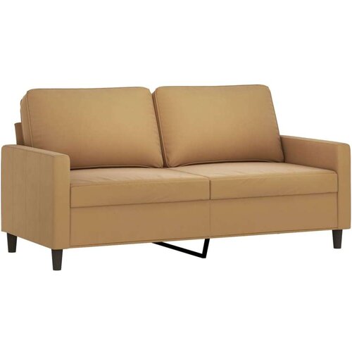  2-dijelni set sofa s jastucima smeđi bar&amp;scaron;unasti Slike