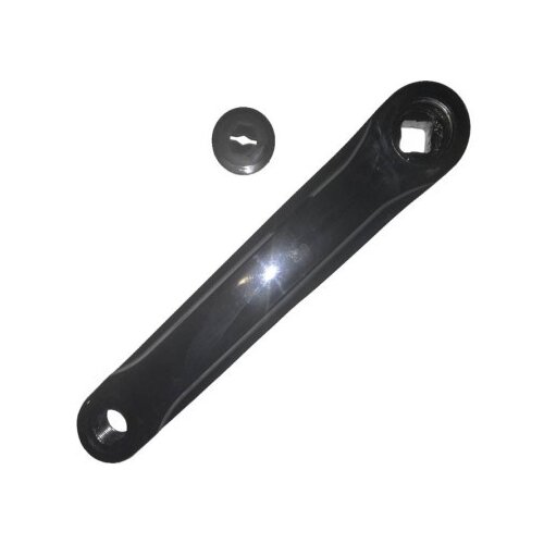  Leva poluga mtb crna presvucen (SRP0028) Slike