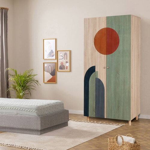 Hanah home Lidya 2 -972 Sonomo Wardrobe Cene