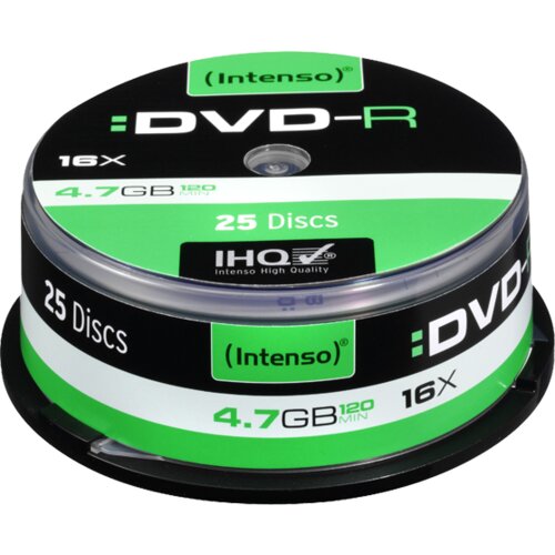 Intenso DVD-R 4,7GB pak. 25 komada Cake Box &ndash; DVD-R4,7GB/25Cake Cijene