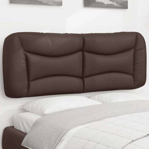  Vzglavna stranica rjava 120 cm umetno usnje, (21038546) Slike