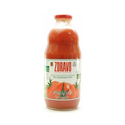 Zdravo paradajz sok organic 1L flaša Slike