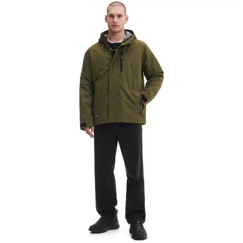 Cropp muška jakna s kapuljačom - Boja zemlje  4478W-91X