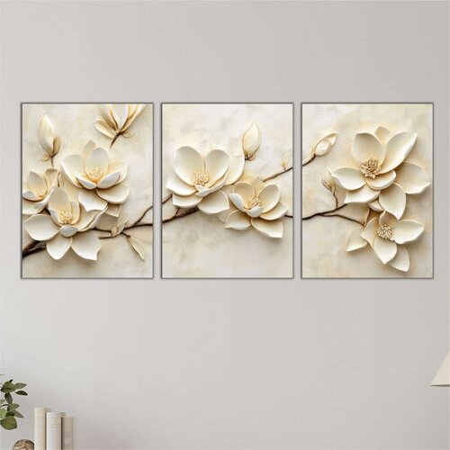 Wallity slika Mdf-00108, 40x90 cm, 3 dijela Cene