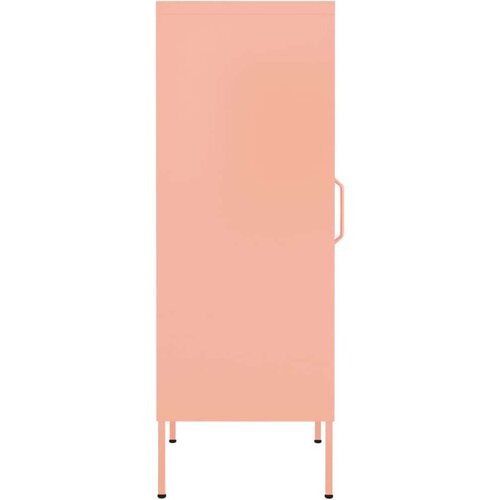 VidaXL Omara za shranjevanje roza 42,5x35x101,5 cm jeklo Slike
