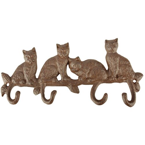 Esschert Design zidna vješalica od lijevanog željeza Cat World Cijene