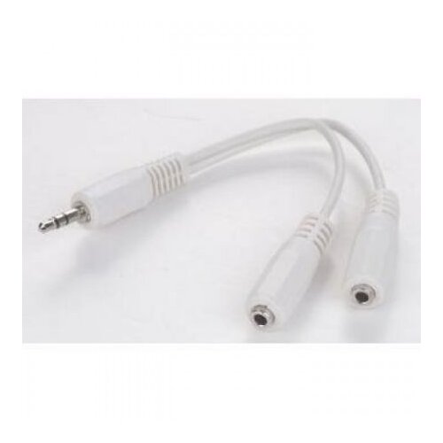 Gembird CCA-415W AUDIO ADAPTER, 2X3.5MM&amp;gt;3.5MM adapter Slike